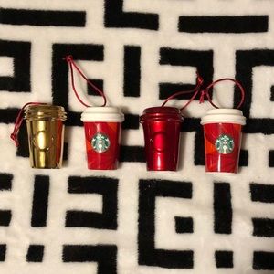 Starbucks Christmas tree ornaments